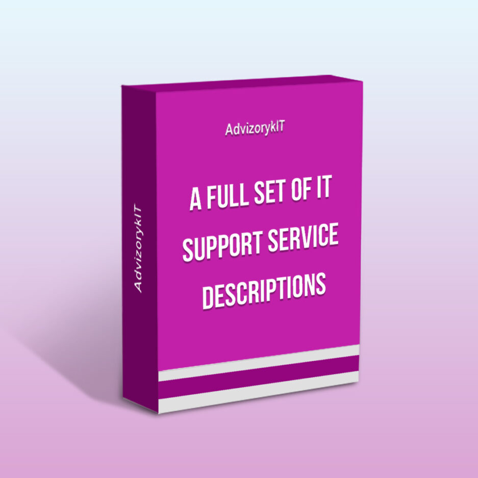 A Full Set Of IT Support Service Descriptions