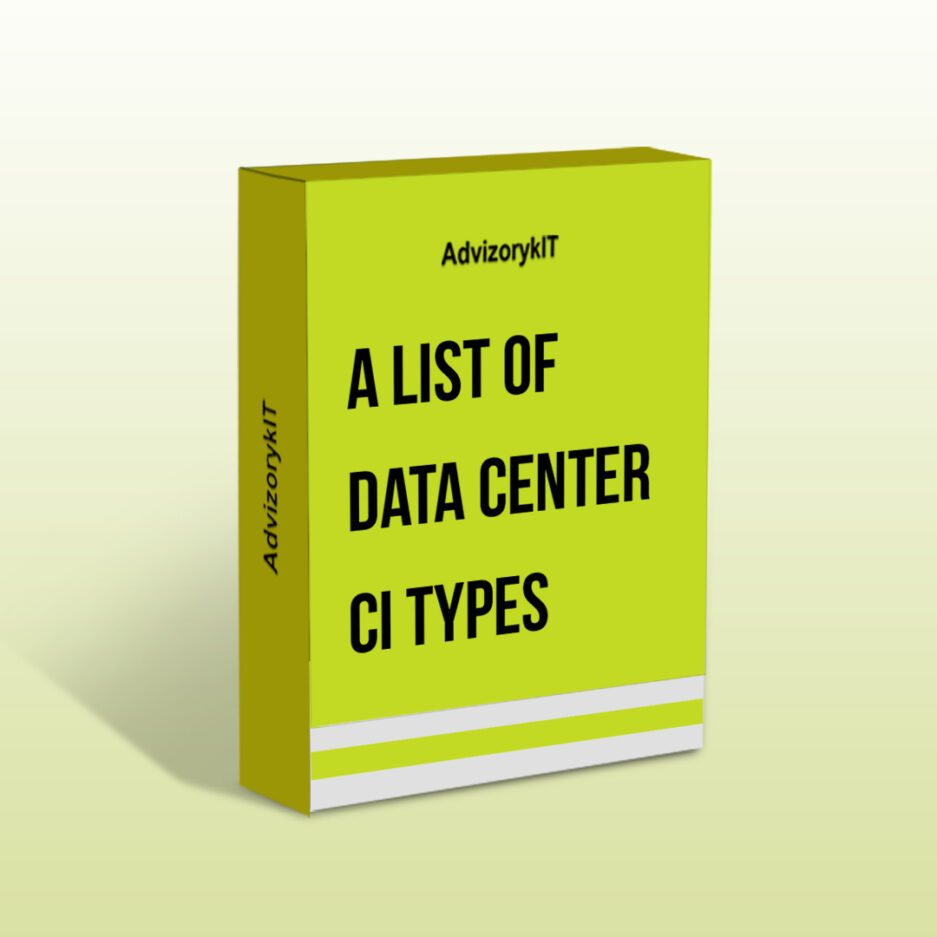 A List of Data Center CI Types