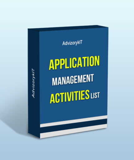 Application Management Activities List