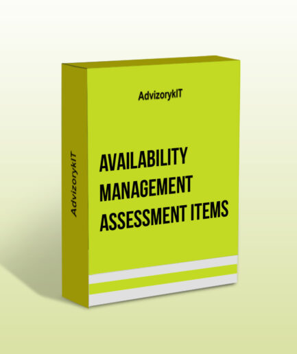 Availability Management Assessment Items