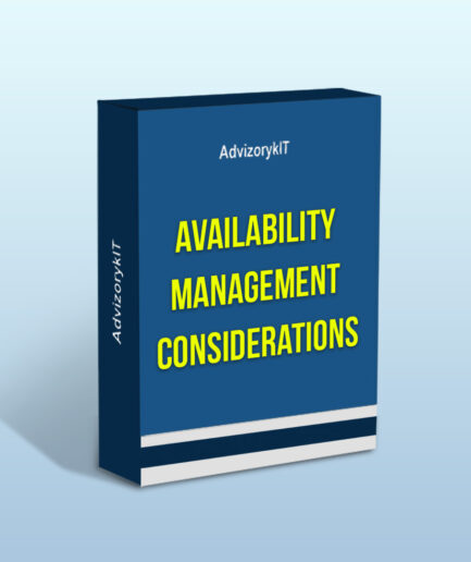 Availability Management Considerations