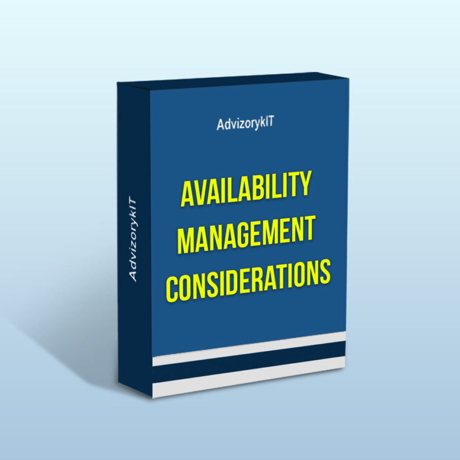 Availability Management Considerations