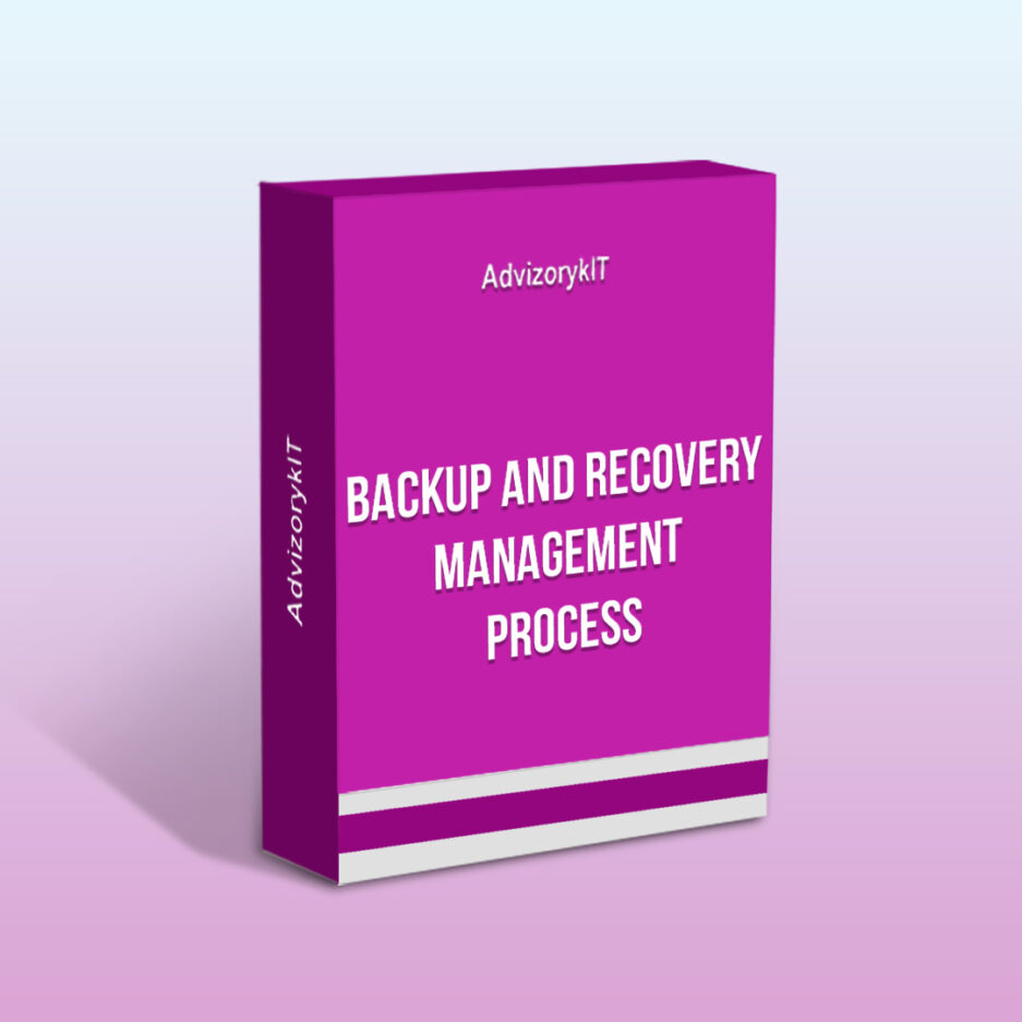 Backup and Recovery Management Process