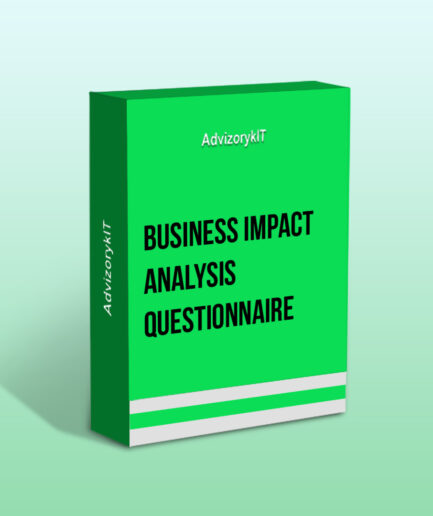 Business Impact Analysis Questionnaire