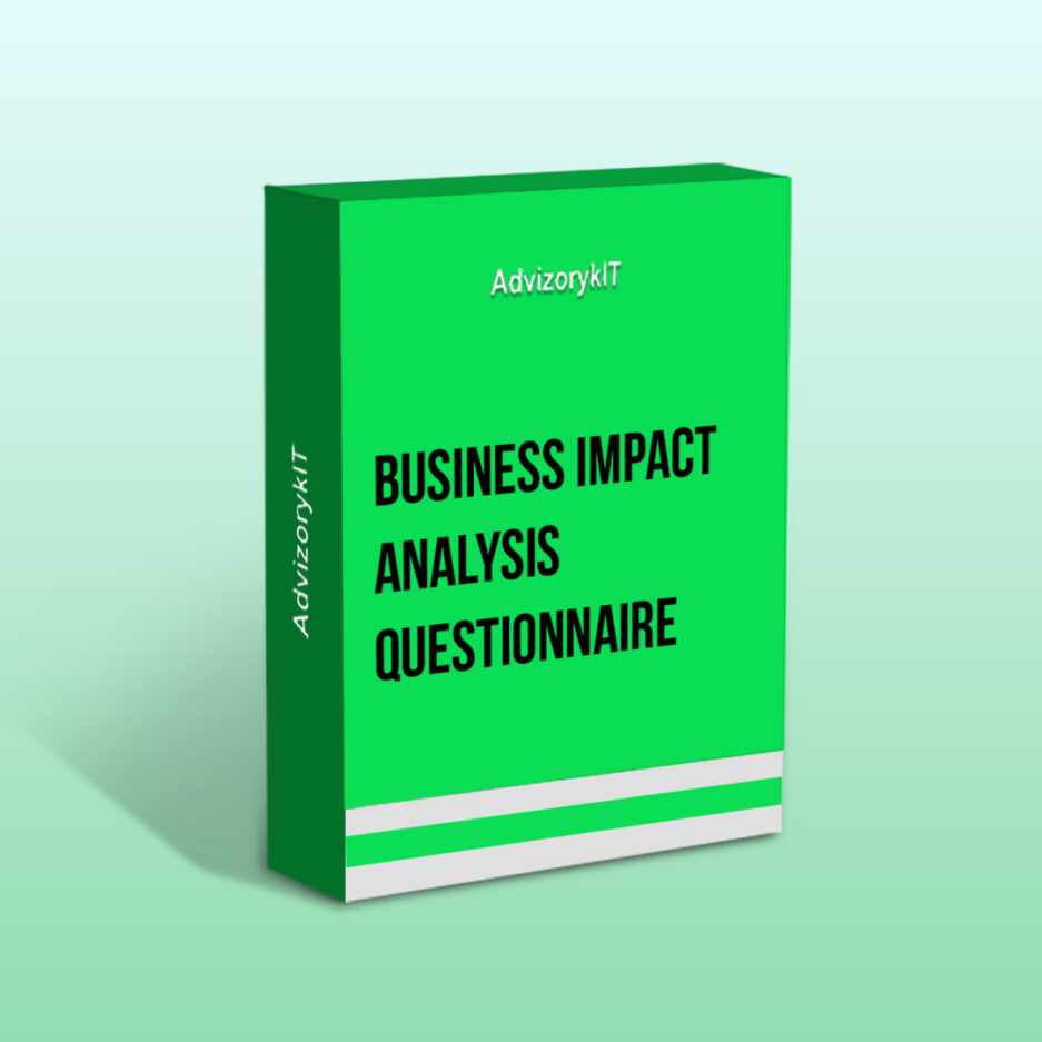 Business Impact Analysis Questionnaire