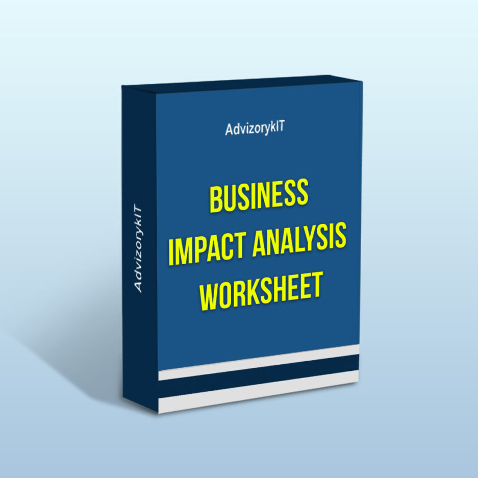 Business Impact Analysis Worksheet