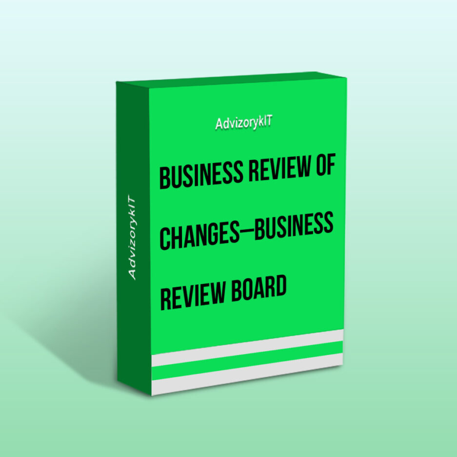 Business Review Of Changes – Business Review Board