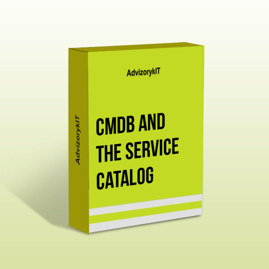 CMDB And The Service Catalog