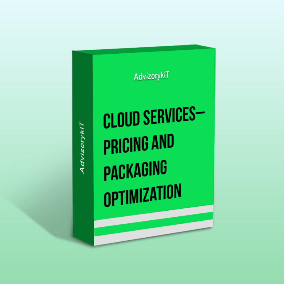 Cloud Services – Pricing and Packaging Optimization