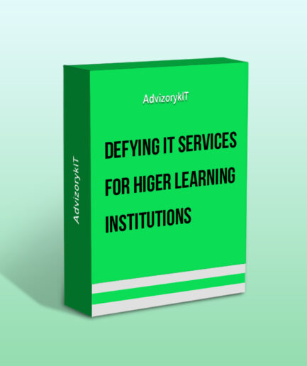 Defying IT Services For Higer Learning Institutions