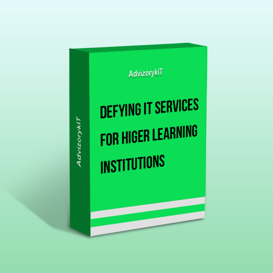 Defying IT Services For Higer Learning Institutions