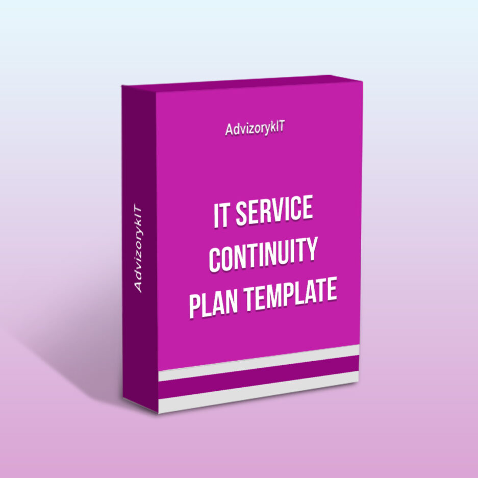 IT Service Continuity Plan Template