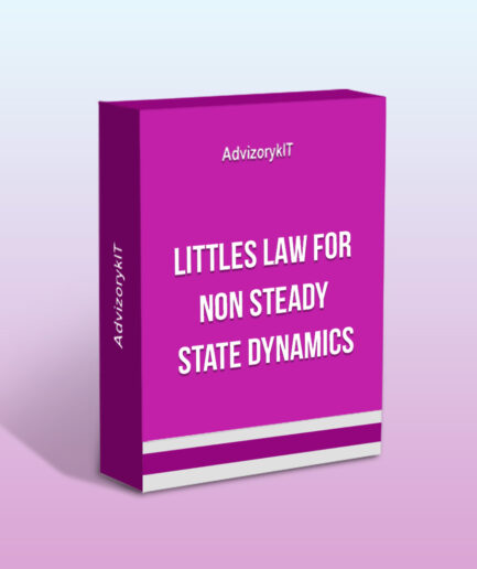 Littles Law For Non Steady State Dynamics