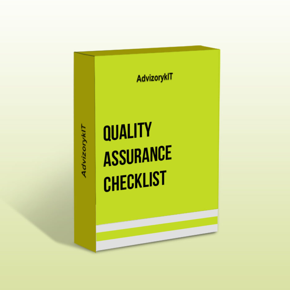 Quality Assurance Checklist