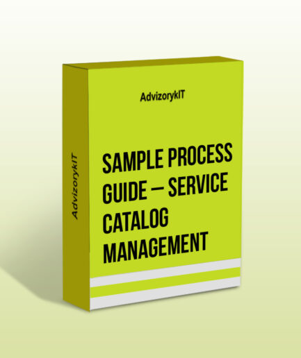 Sample Process Guide – Service Catalog Management