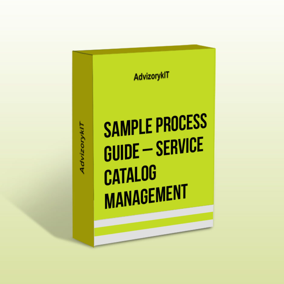 Sample Process Guide – Service Catalog Management