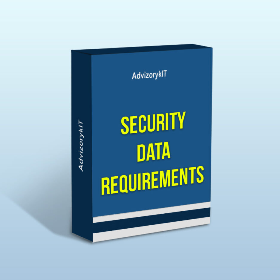 Security Data Requirements