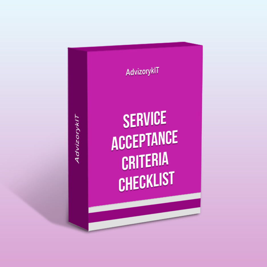 Service Acceptance Criteria Checklist