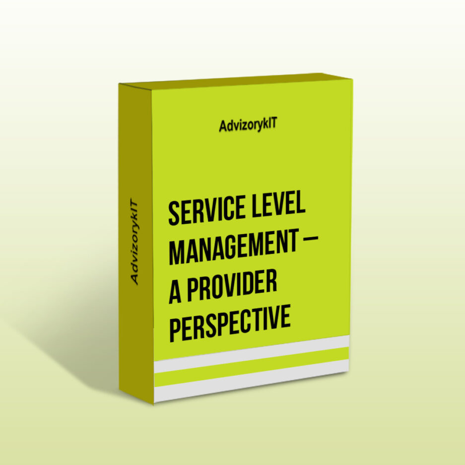 Service Level Management – A Provider Perspective