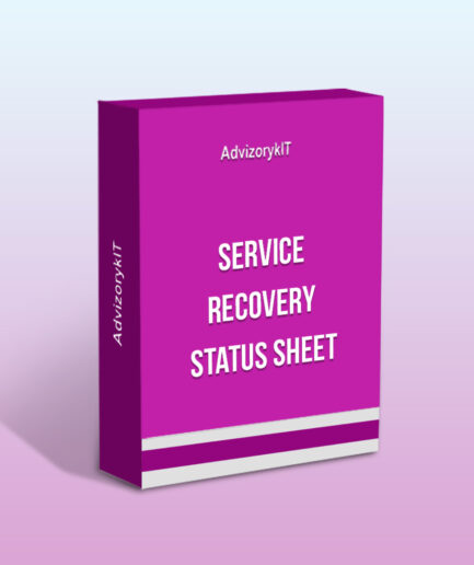 Service Recovery Status Sheet