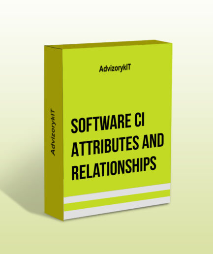 Software CI Attributes And Relationships