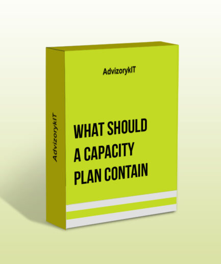 What Should A Capacity Plan Contain