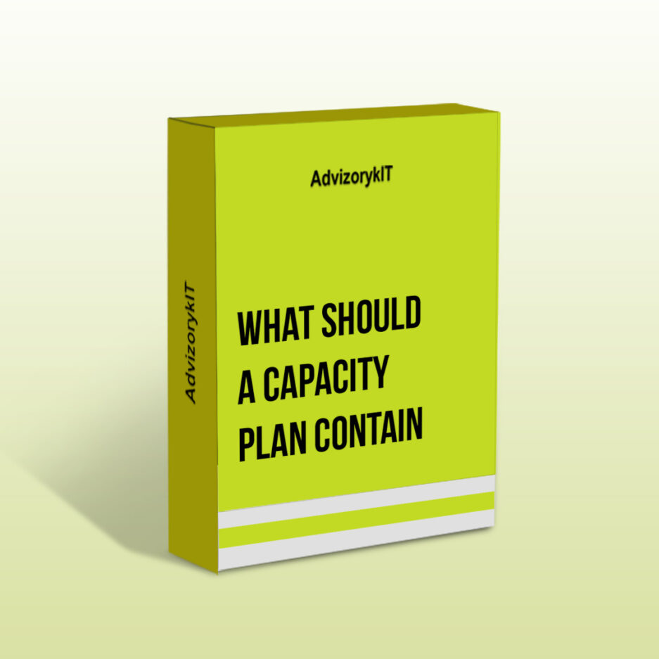 What Should A Capacity Plan Contain