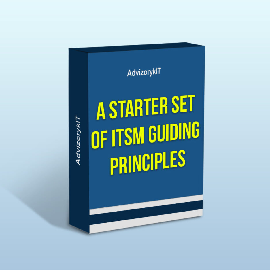 A Starter Set Of ITSM Guiding Principles