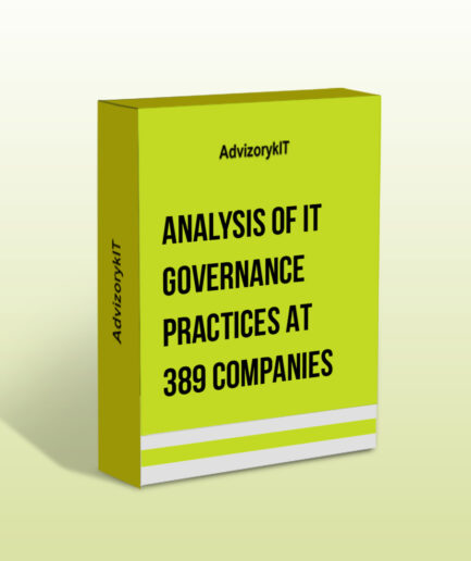 Analysis Of IT Governance Practices At 389 Companies