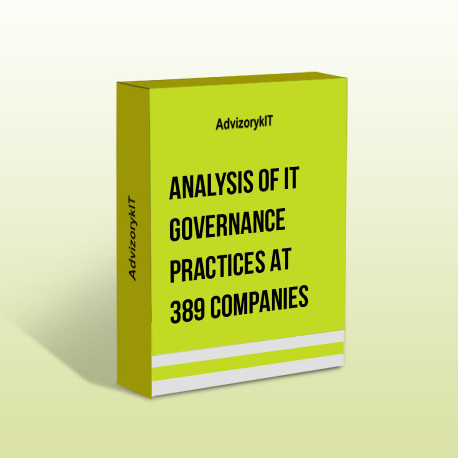 Analysis Of IT Governance Practices At 389 Companies