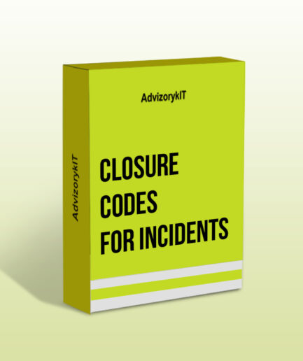 Closure Codes for Incidents