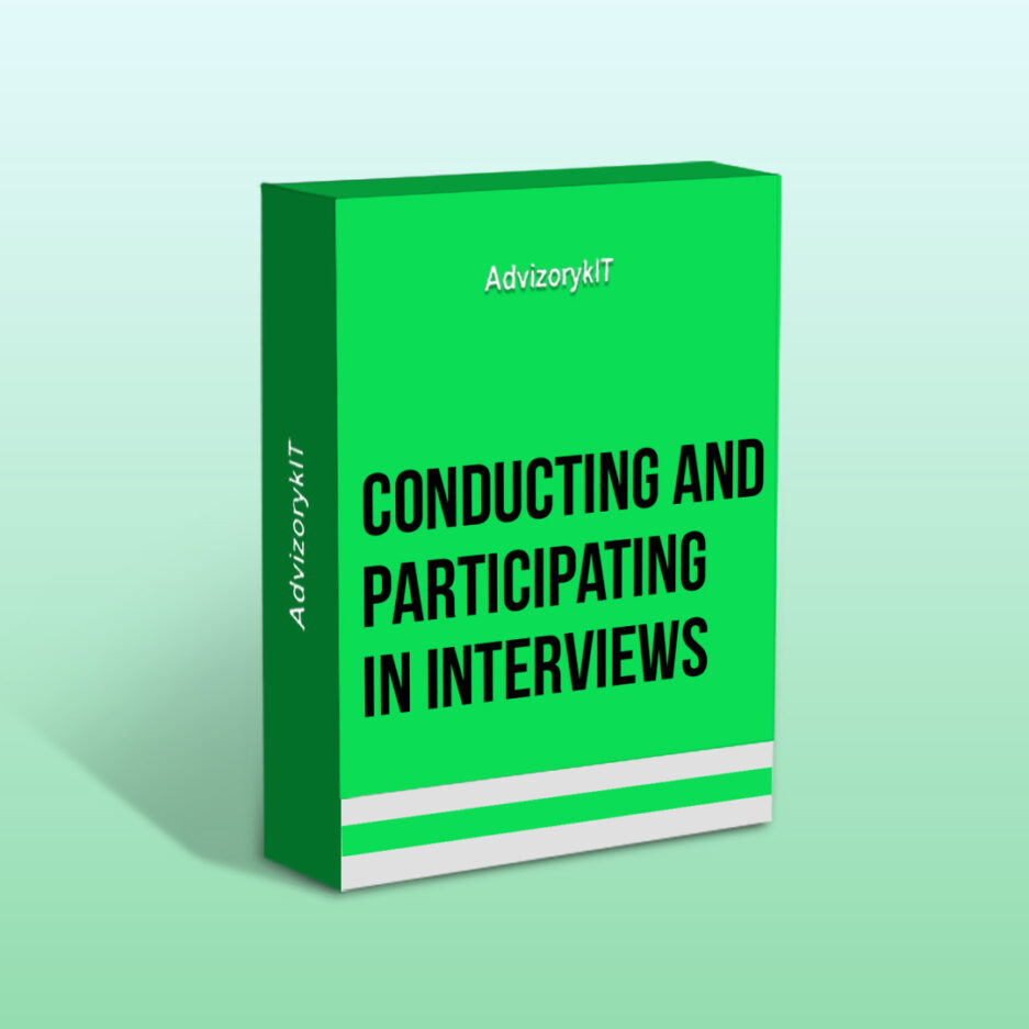 Conducting And Participating In Interviews