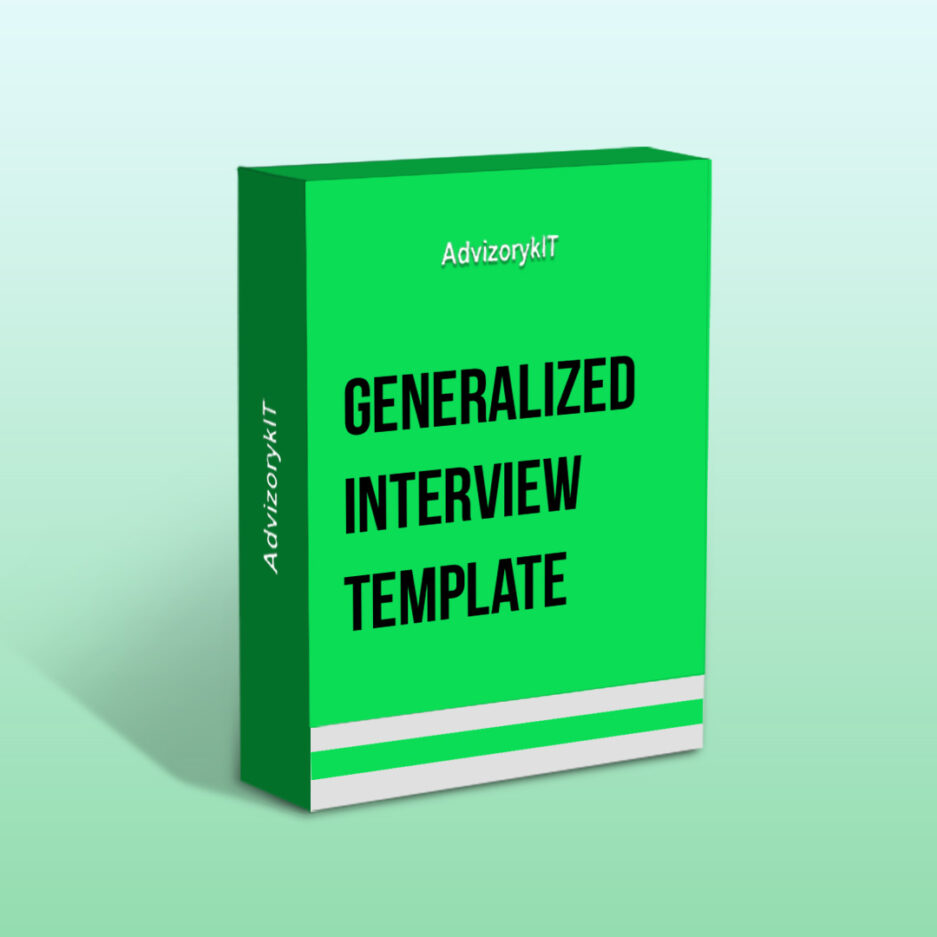 Generalized Interview Template