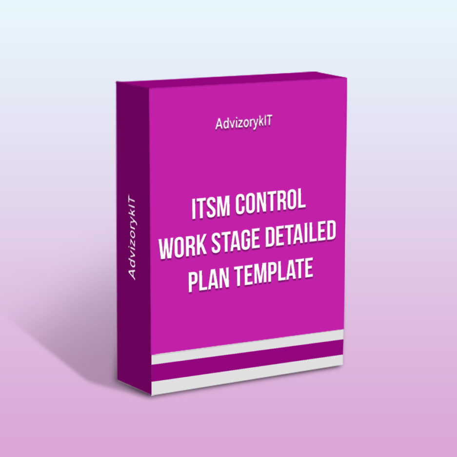 ITSM Control Work Stage Detailed Plan Template