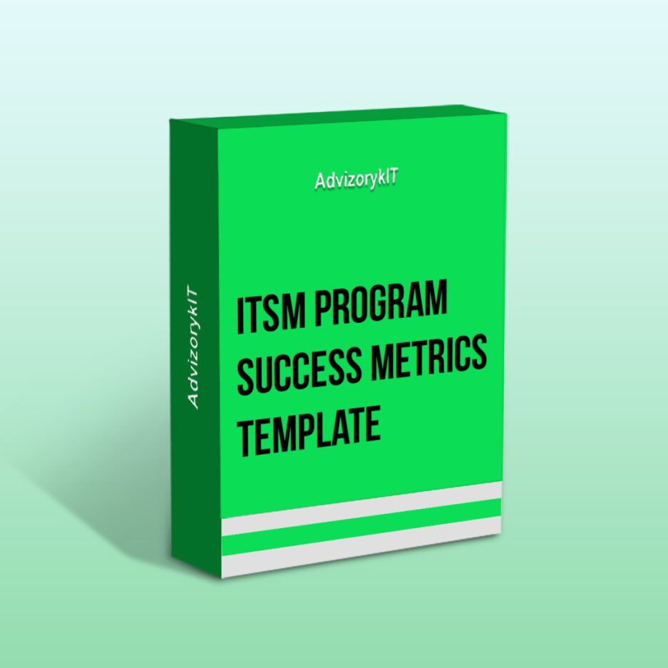 ITSM Program Success Metrics Template