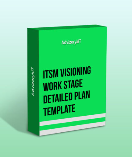 ITSM Visioning Work Stage Detailed Plan Template