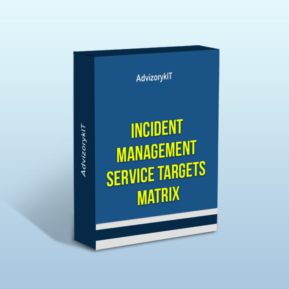 Incident Management Service Targets Matrix