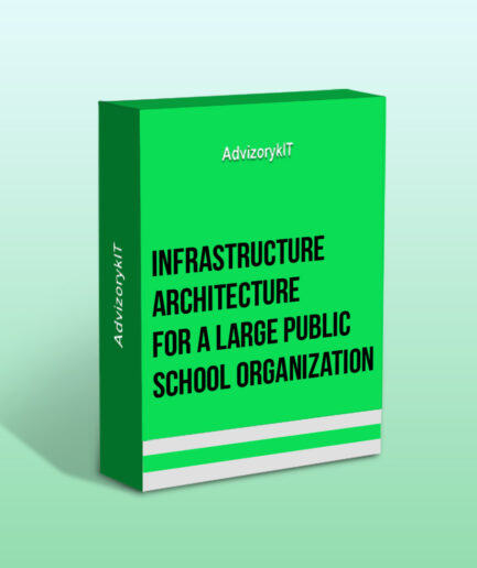 Infrastructure Architecture for a Large Public School Organization