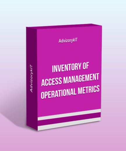 Inventory of Access Management Operational Metrics