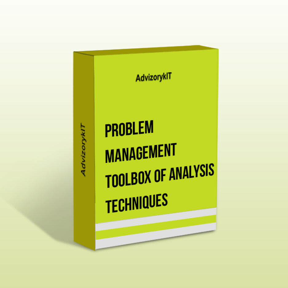 Problem Management Toolbox Of Analysis Techniques