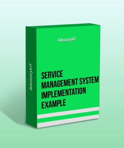 Service Management System Implementation Example