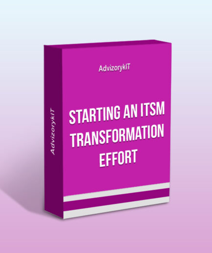 Starting An ITSM Transformation Effort